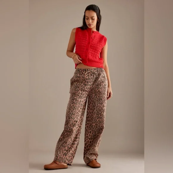 Damson Madder Aggie Knitted Tank in Red UK 10 / US 6 - Picture 11 of 15